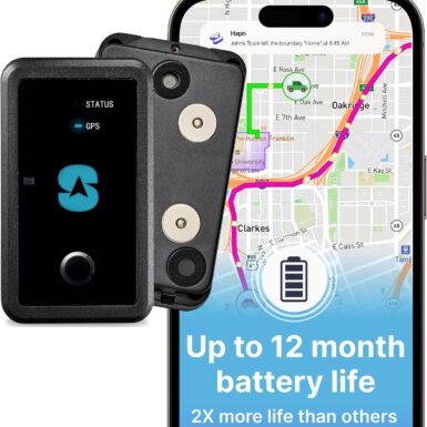 Spy Tec GPS Tracker for Vehicles, Magnetic Mount, 12-Month Battery